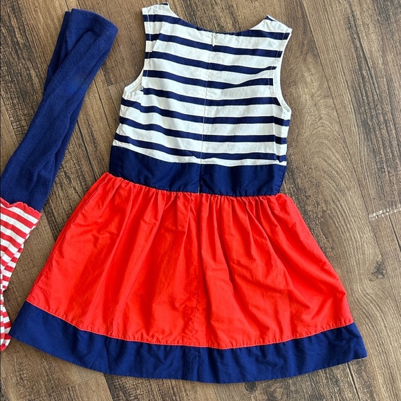 Gymboree Navy and White Striped Dress - Picture 3 of 4